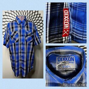 Dixxon Flannel Company BANZAI D-LUX Bamboo Blend Short Sleeve Button Down Small